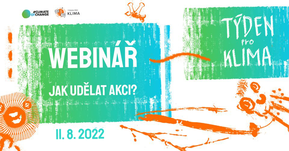 Webinář: Jak připravit akci k Týdnu pro klima 2022